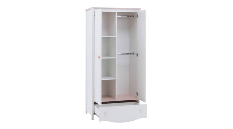 Mia MI-12 2 Door Wardrobe 85cm