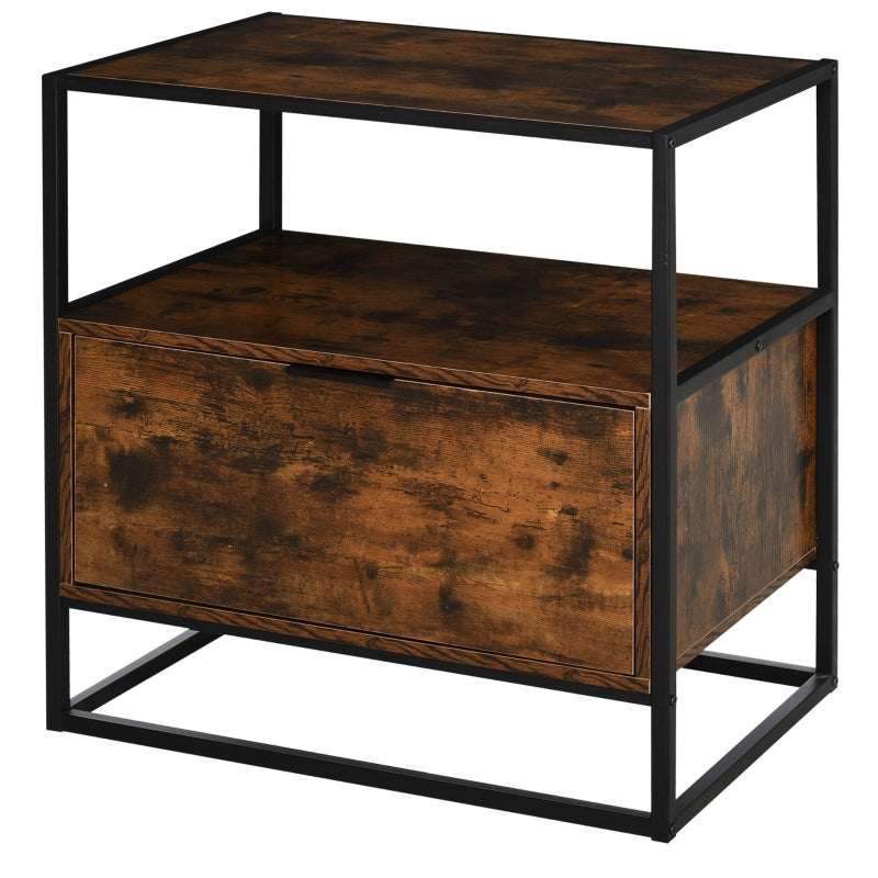 Industrial-Style Side Table