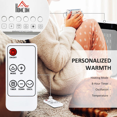 Portable Oscillating Ceramic Space Heater