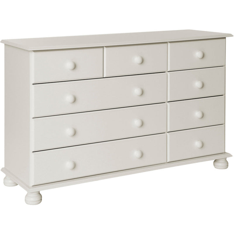 Copenhagen White Extra Wide 2+3+4 Drawer Chest