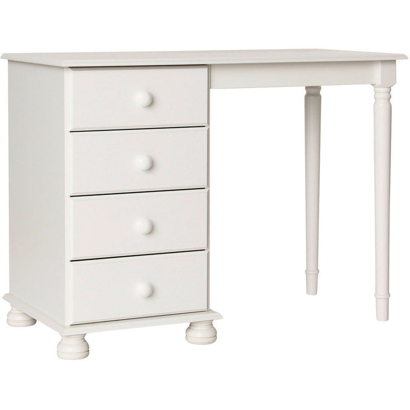 Copenhagen White Single Dressing Table