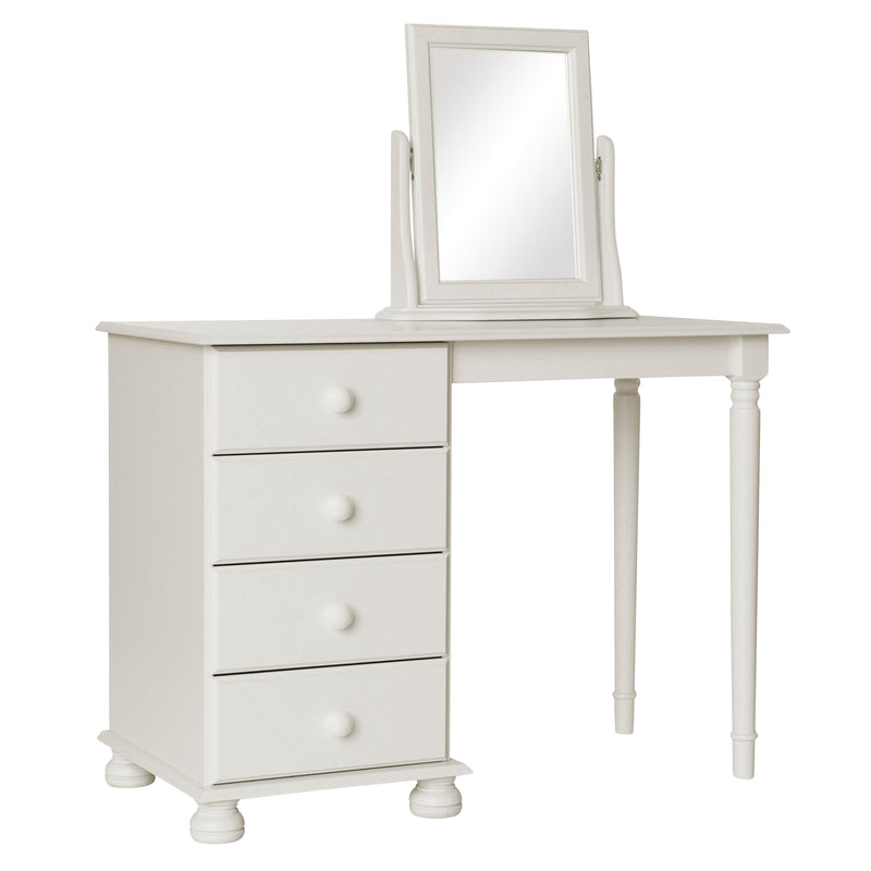 Copenhagen Single Dressing Table in White 1010701