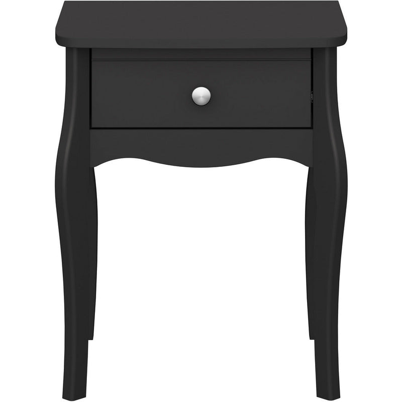 Boutique Black Bedside Table