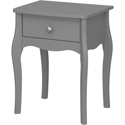 Boutique Grey Bedside Table