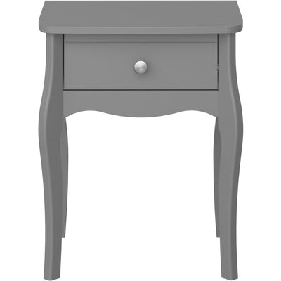 Boutique Grey Bedside Table