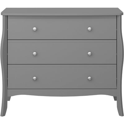 Boutique Grey 3 Drawer Wide Chest