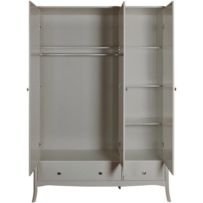 Boutique Grey 3 Door 2 Drawer Wardrobe