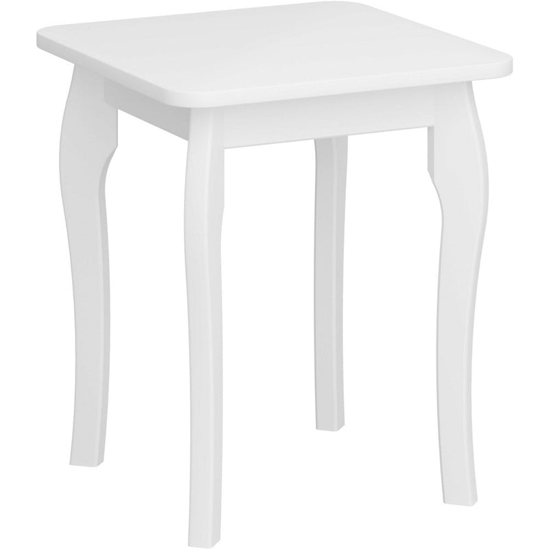 Boutique White Stool