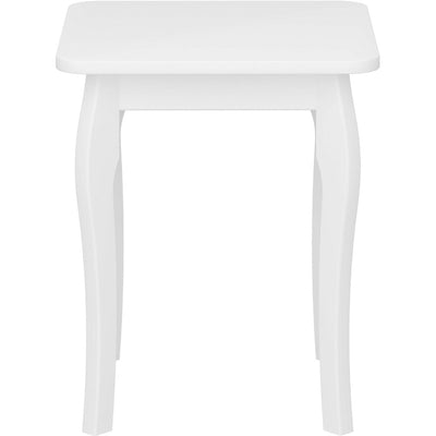 Boutique White Stool