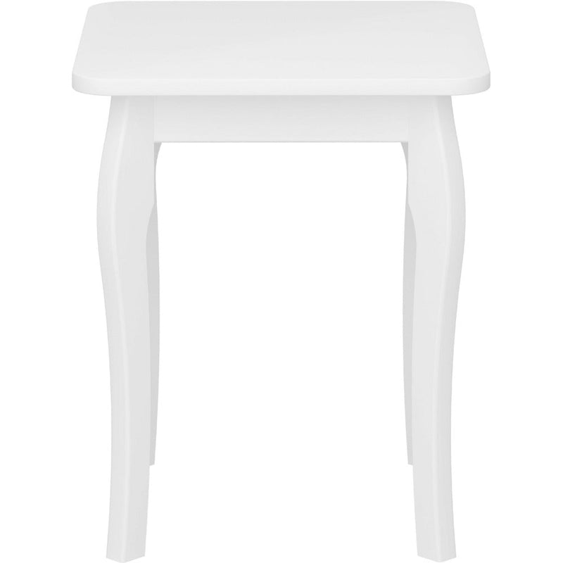 Boutique White Stool