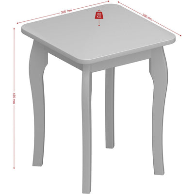 Boutique Grey Stool