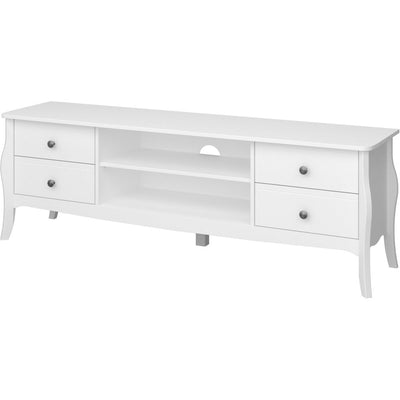 Boutique White Wide TV Unit