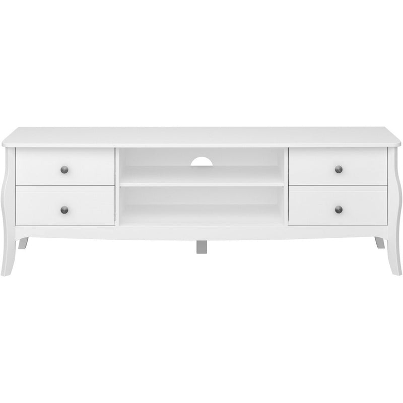 Boutique White Wide TV Unit