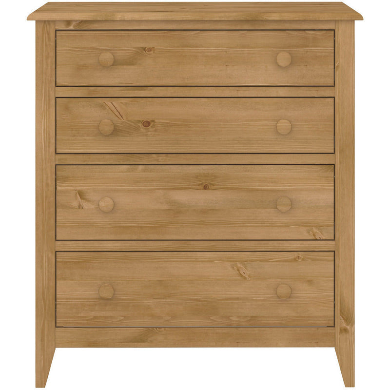 Heston Pine 4 Drawer Chest