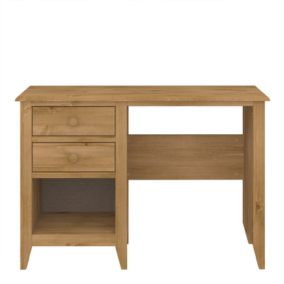 Heston Pine 2 Drawer Desk