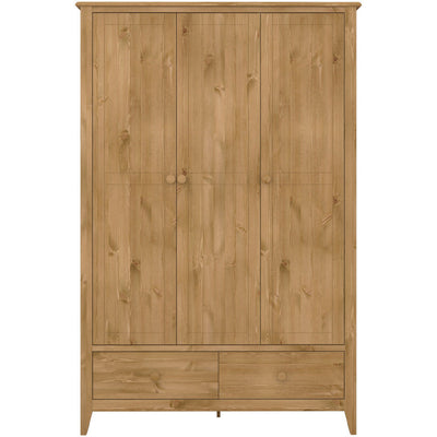 Heston Pine 3 Door Wardrobe