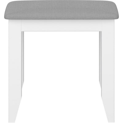 Heston White Stool