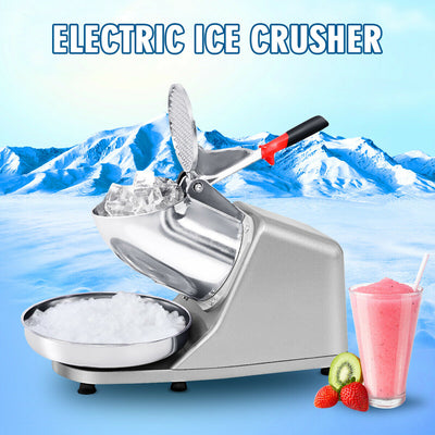 Snow Cone Maker Stainless Steel Shaved Ice Machine