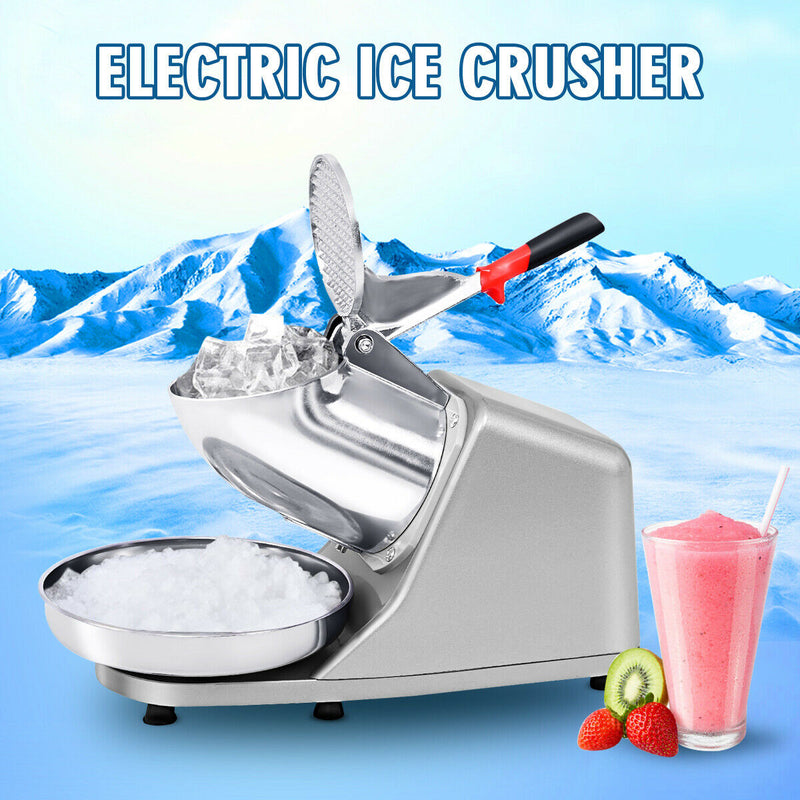 Snow Cone Maker Stainless Steel Shaved Ice Machine