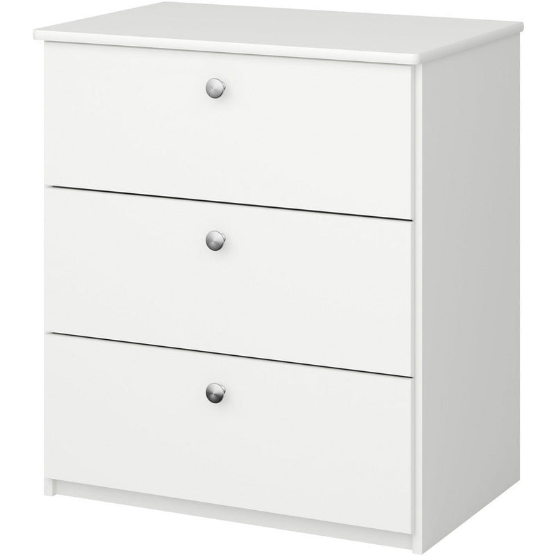 Albion White 3 Drawer Chest