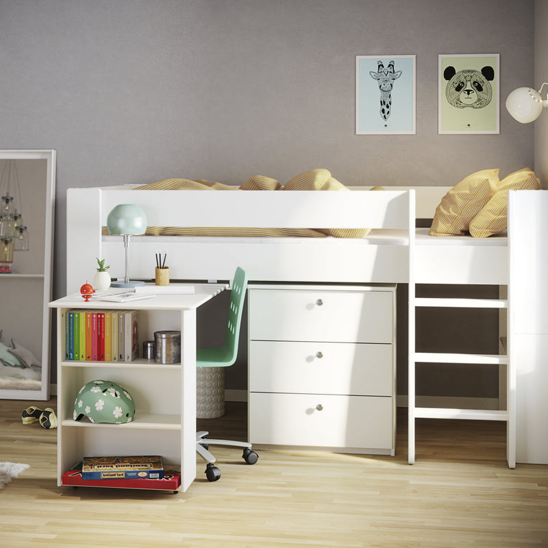 Alba Pull Out Desk White 1023980780058