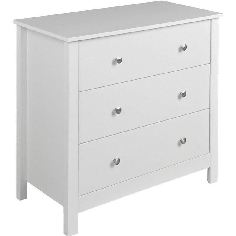 Florence White 3 Drawer Chest