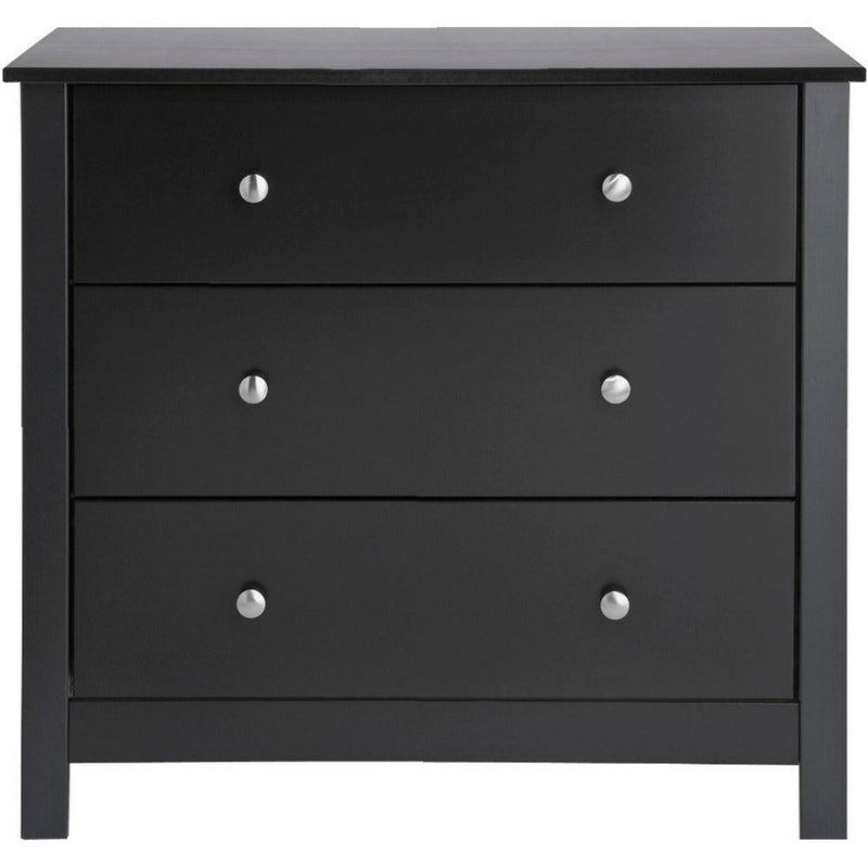 Florence Black 3 Drawer Chest