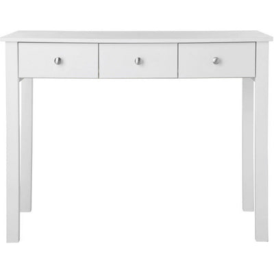 Florence White 3 Drawer Dressing Table