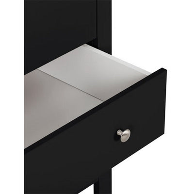 Florence Black 4+2 Drawer Chest