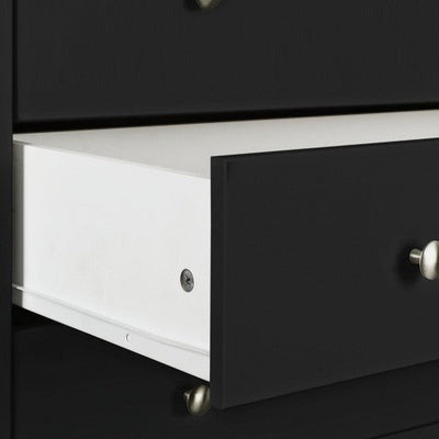 Florence Black 4+2 Drawer Chest