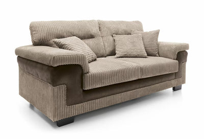 Samson Corded Fabric 3 Seater Sofa