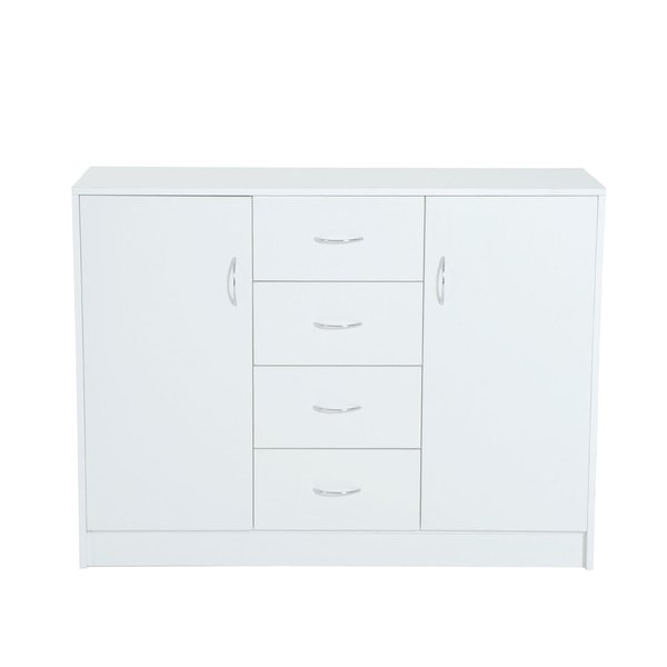 120Wx40Dx90H Cm Drawer Cabinet - White