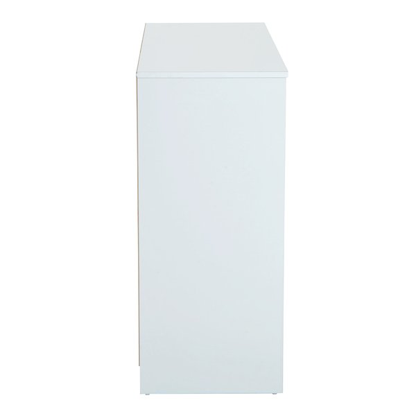 120Wx40Dx90H Cm Drawer Cabinet - White