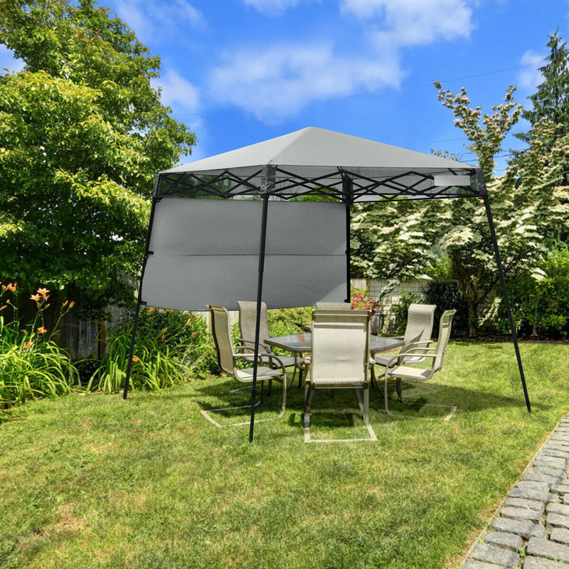 1.8M x 1.8M Pop Up Gazebo with 1 Side Panel