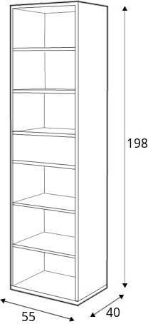 Imola Bookcase IM-04