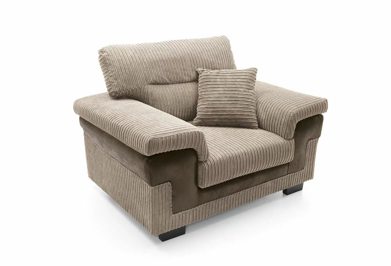 Samson Corded Fabric Armchair