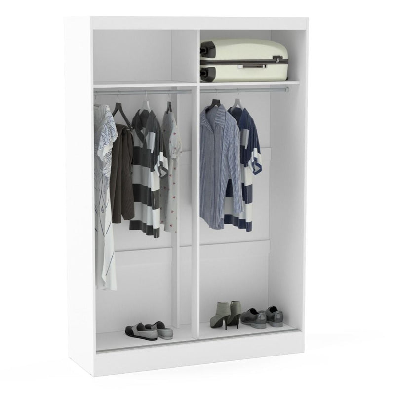 Birlea Lynx 2 Door Mirrored Sliding Wardrobe - 5 Colours