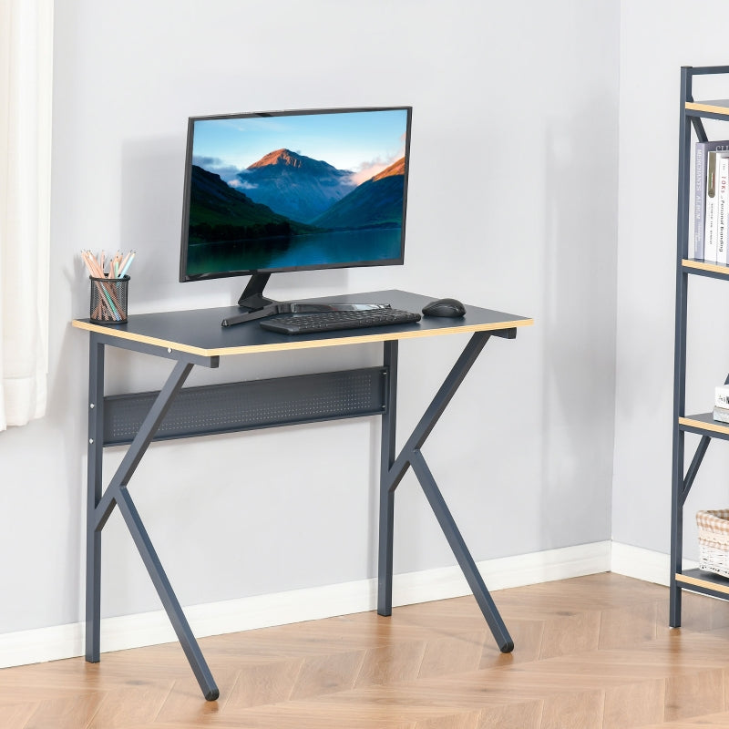 Home Office Computer Desk Writing Table PC Laptop Workstation W/ K-Shaped Legs