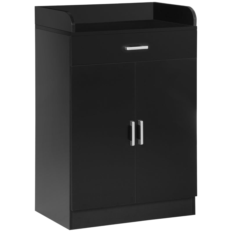 Modern Storage Cabinet - Black