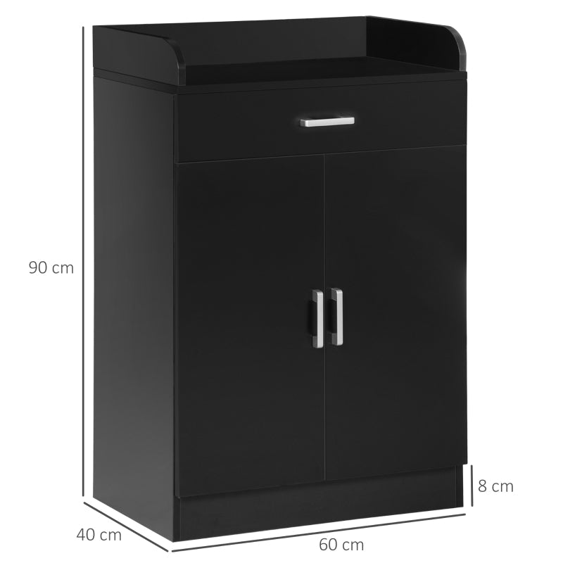 Modern Storage Cabinet - Black