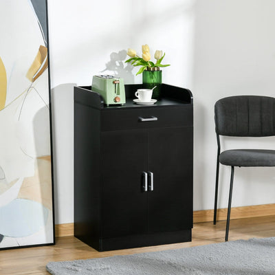 Modern Storage Cabinet - Black