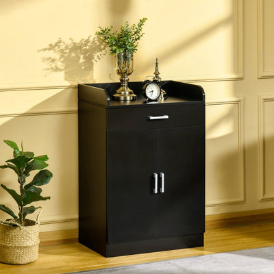 Modern Storage Cabinet - Black