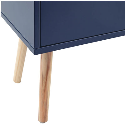 Nyborg Scandi Style 4 Drawers Chest of Drawer  Blue