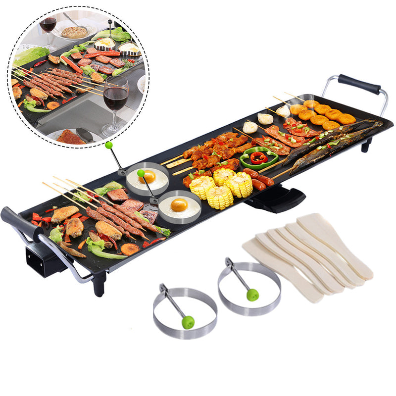 XXL 90 x 23cm Electric Barbecue Teppanyaki Table Griddle