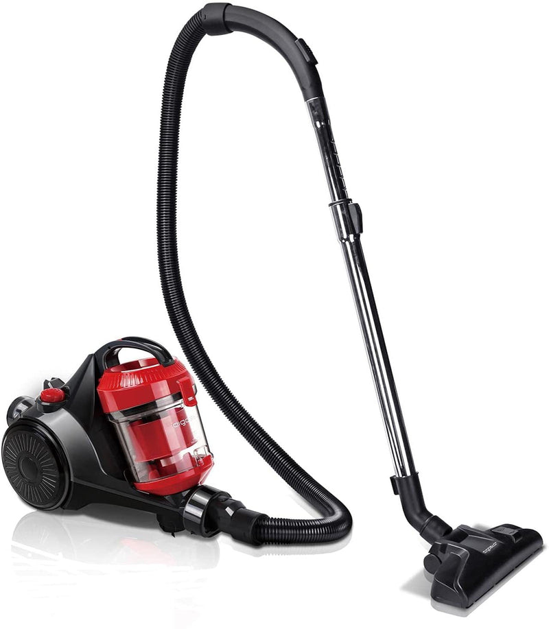 Aigostar Powerful Cylinder Vacuum Cleaner, Compact and Lightweight, Bag-less Vacuum for Pet Hair and Carpet