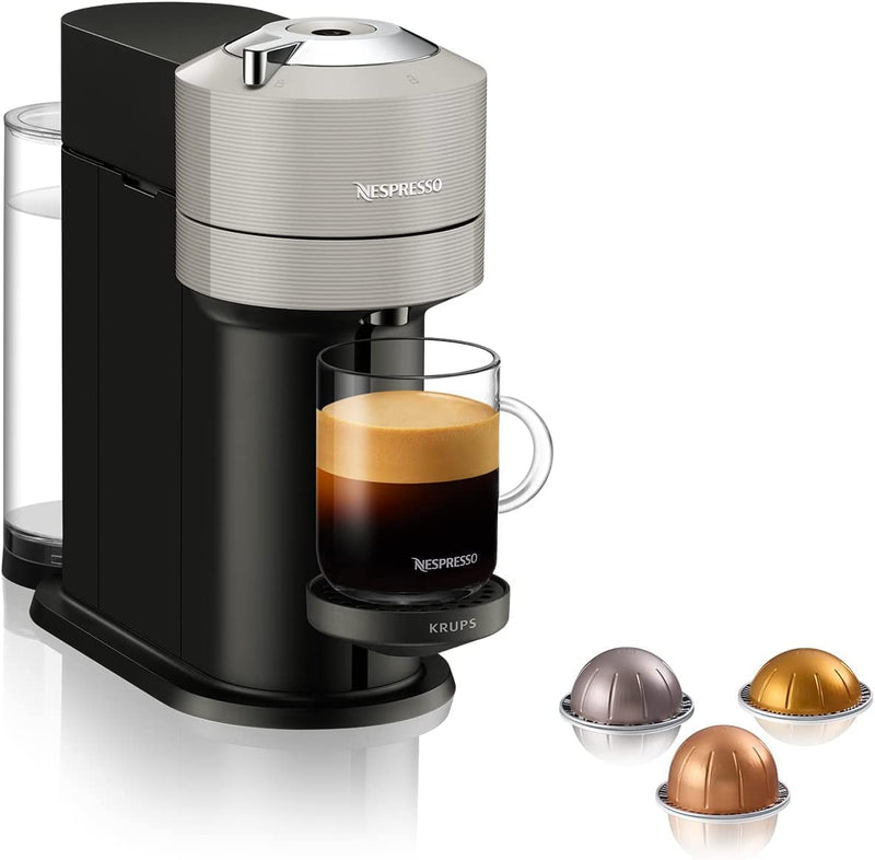 Nespresso Vertuo Next XN910B40 Coffee Machine by Krups, Grey