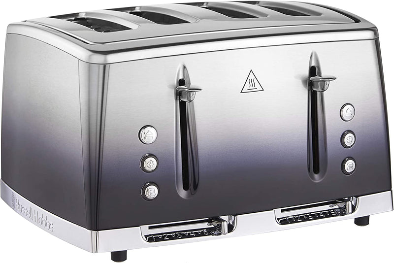 Russell Hobbs 25141 Midnight Blue Eclipse Polished Stainless Steel Ombre Four Slice Toaster