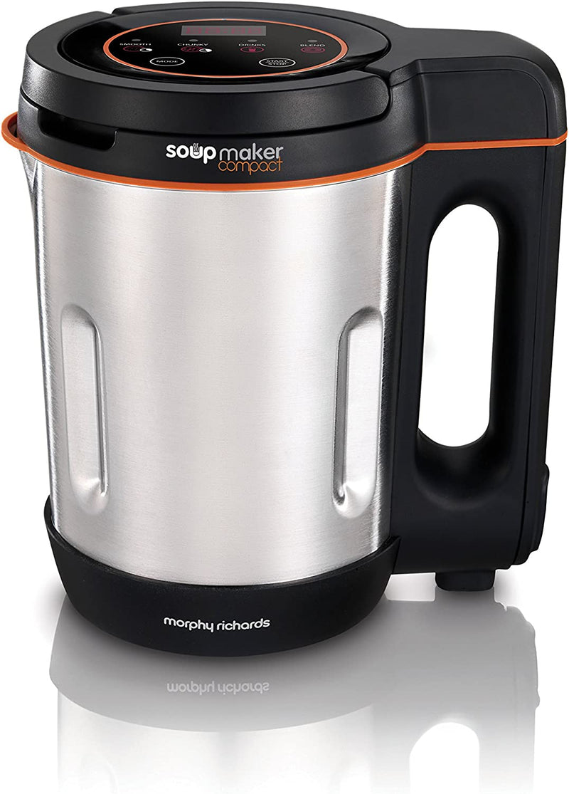 Morphy Richards Compact Soup Maker 501021 Stainless Steel 1 Litre, 900 W