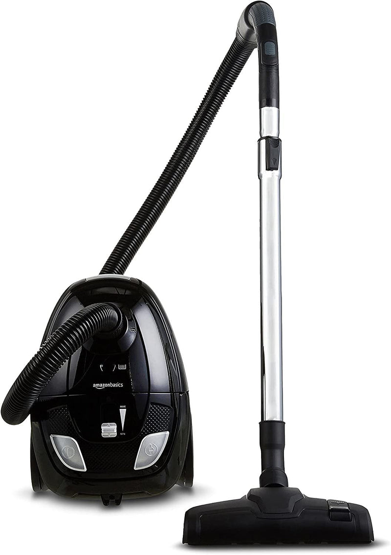 Amazon Basics Powerful Bagged Vacuum Cleaner, for Hardfloor&Carpet, Compact and Lightweight vacuum