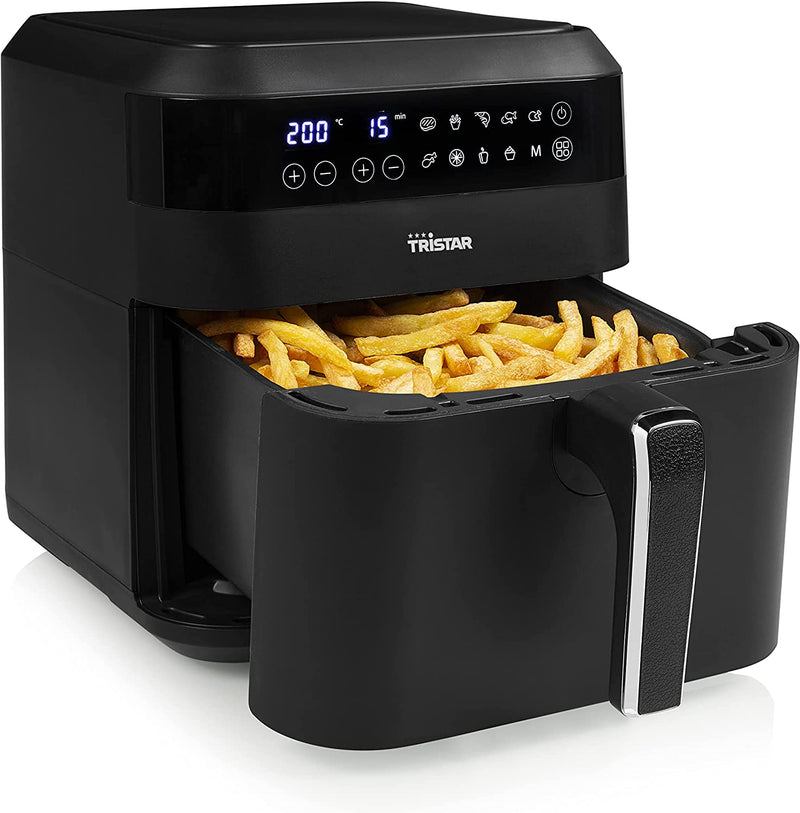 Tristar FR-6999BS Air Fryer XXL, 6 L, 1700 W, Digital Display, 10 Presets, Adjustable Thermostat, Timer